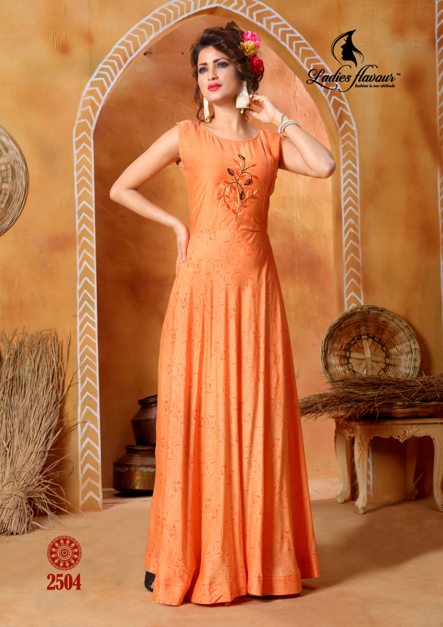 Pick and Choose Long Gown Style Ladies Flavour Kurti Pick and Choose Long Gown Style Ladies Flavour Kurti